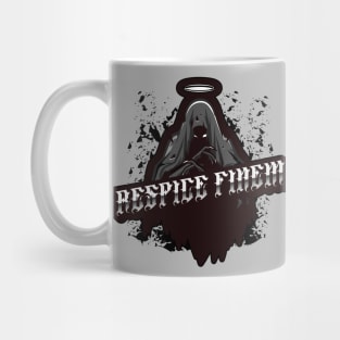 RESPICE FINEM Mug